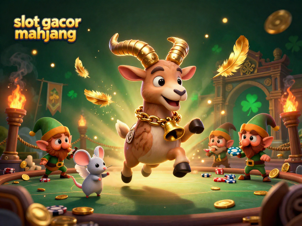Engage in the thrilling slot gacor mahjong gaming experience with immersive characters in a vibrant casino setting.