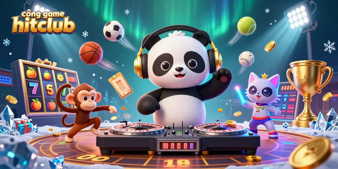 Engage with exciting games and rewards at cổng game hitclub featuring vibrant characters in a dynamic casino setting.